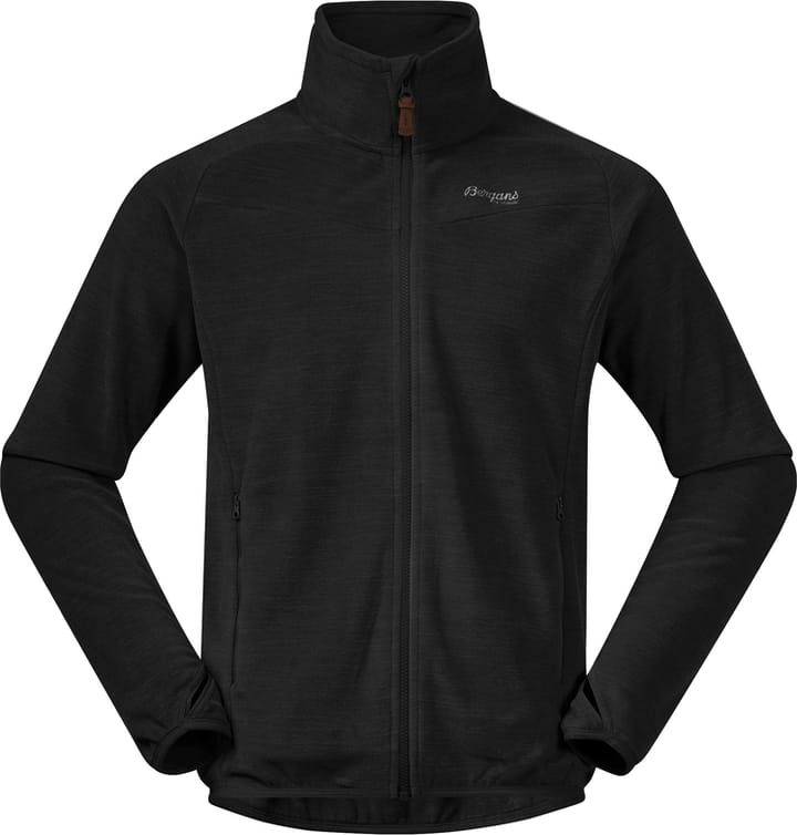 Bergans Men's Hareid Fleece Jacket Nohood Black Bergans