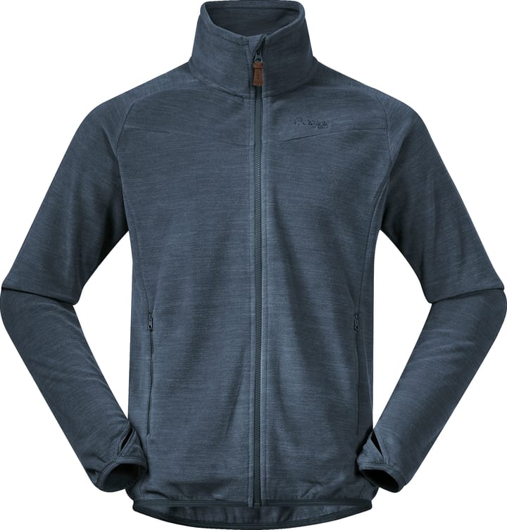 Bergans Men's Hareid Fleece Jacket Nohood Orion Blue Bergans