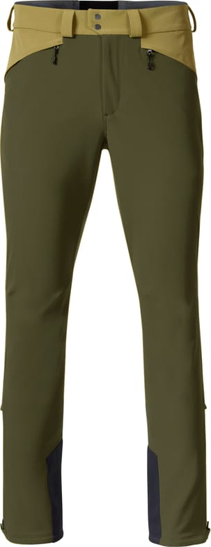 Men's Istjern Warm Flex Pant Dark Olive Green/Olive Green Bergans