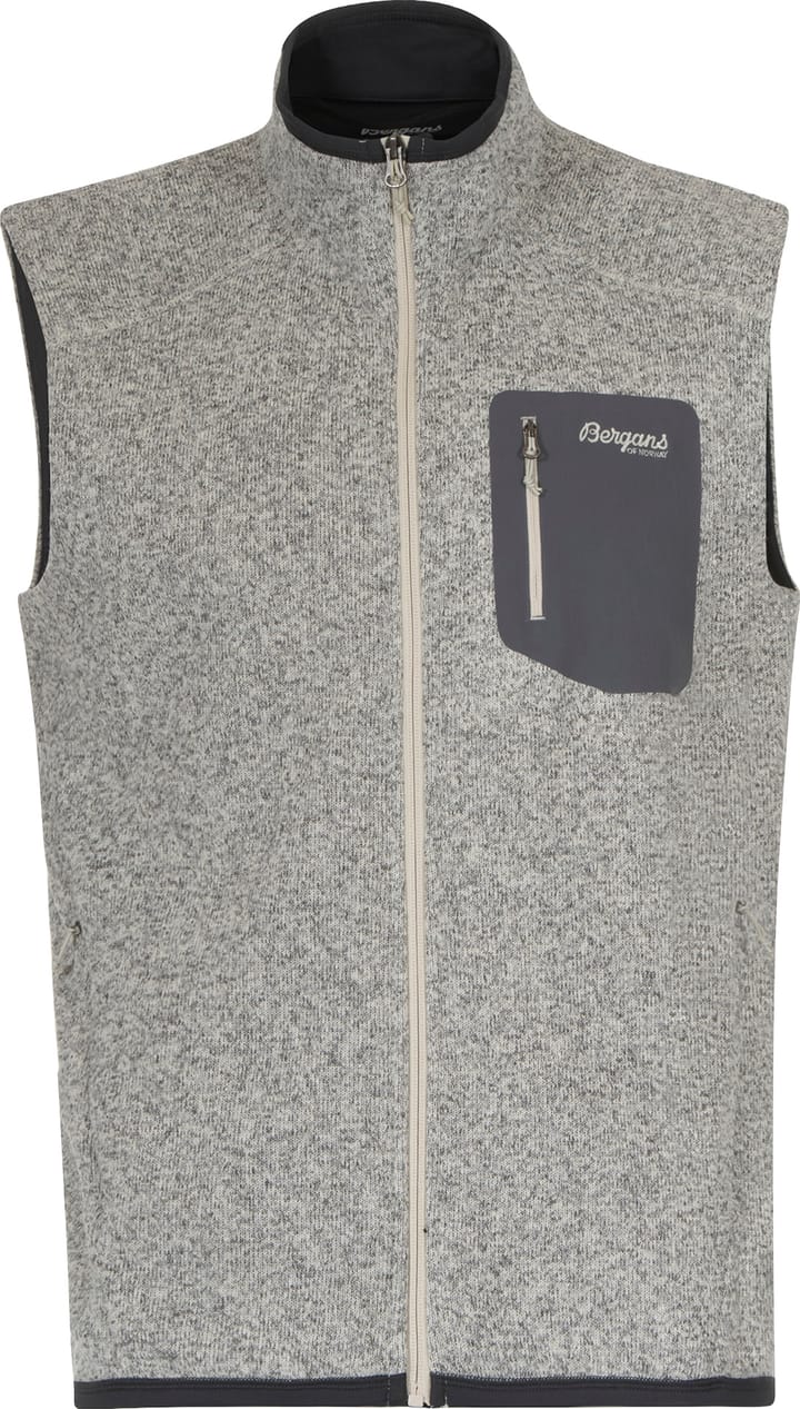 Bergans Men's Kamphaug Knitted Vest  Chalk Sand Bergans