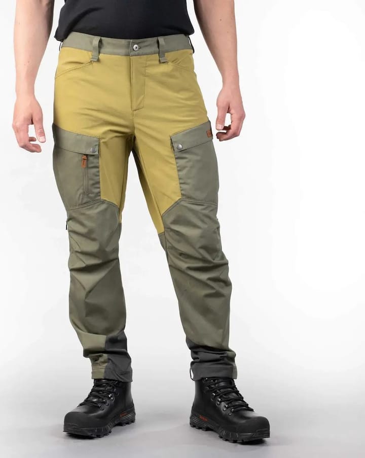 Men's Nordmarka Favor Outdoor Pants Green Mud/Olive Green Bergans