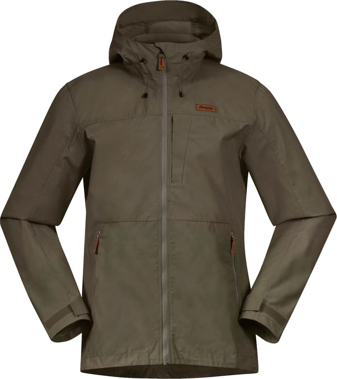 Men's Nordmarka Leaf Light Wind Jacket  Green Mud Bergans