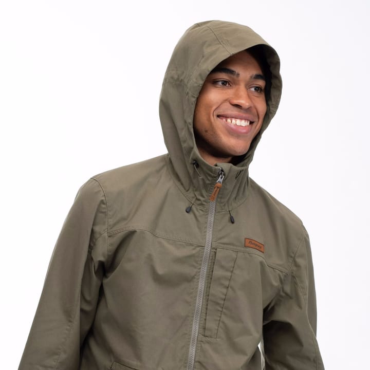 Men's Nordmarka Leaf Light Wind Jacket  Green Mud Bergans