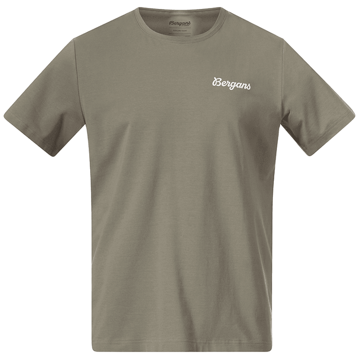 Bergans Men's Nordmarka Organic Cotton Print Tee Green Mud Bergans Bergans Men's Nordmarka Organic Cotton Print Tee Green Mud Bergans