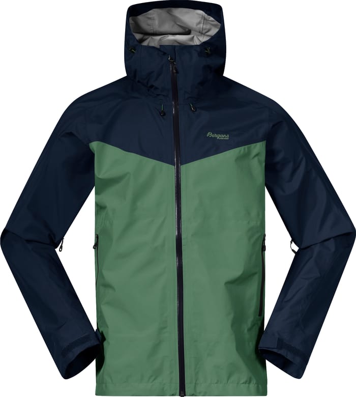 Bergans Men's Skarlight 3L Shell Jacket Dark Jade Green/Navy Blue Bergans