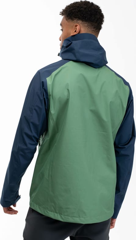 Bergans Men's Skarlight 3L Shell Jacket Dark Jade Green/Navy Blue Bergans