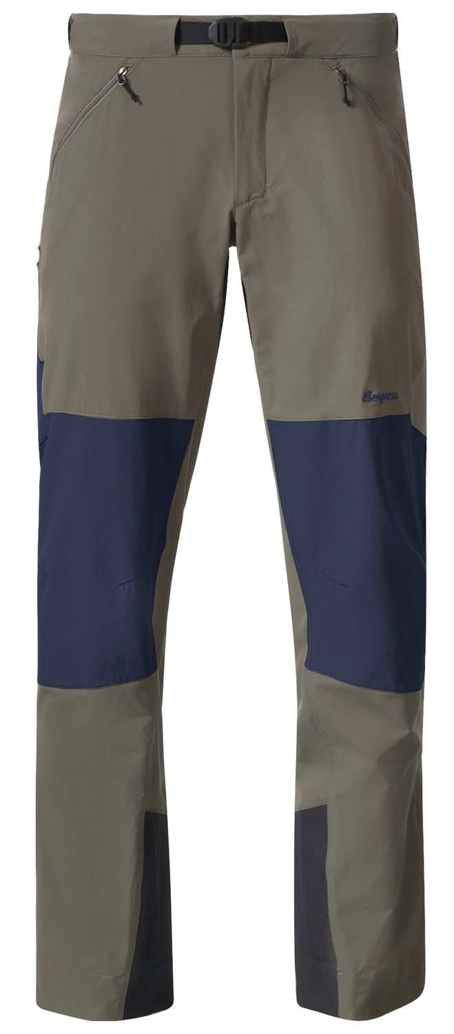 Bergans Men's Vaagaa Softshell Pants Green Mud/Navy Blue | Buy Bergans ...