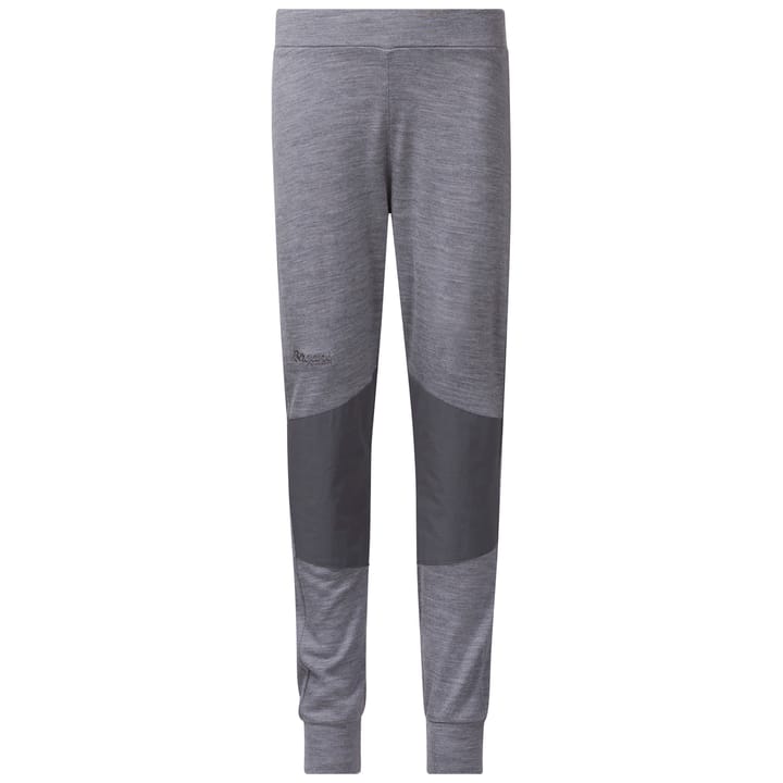 Kids' Myske Wool Pant Solid Grey Melange/Solid Dark Grey Bergans