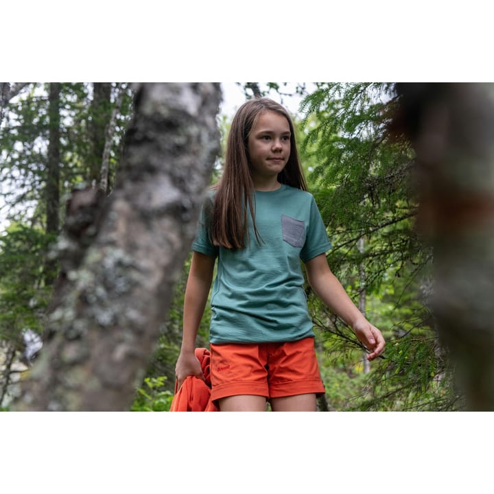 Bergans Myske Wool Youth Tee Fandango Purple Bergans