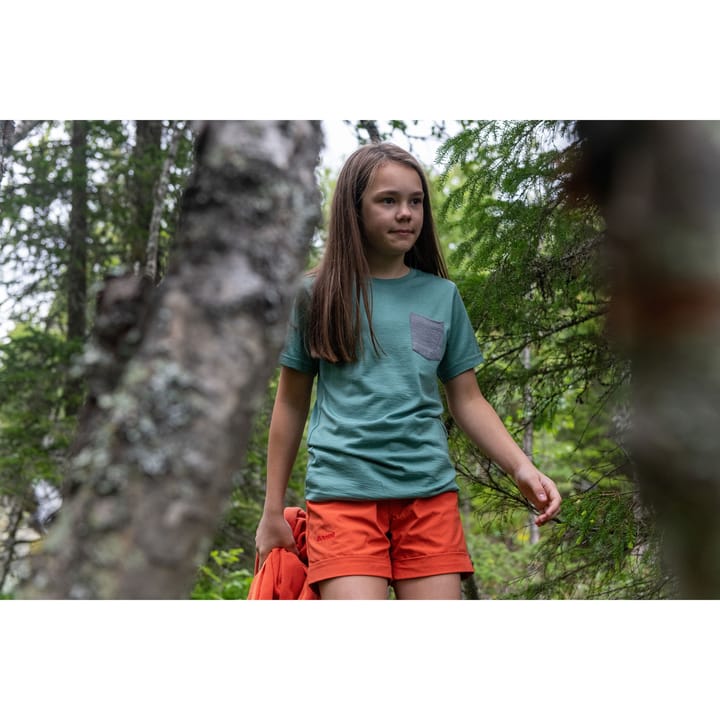 Bergans Myske Wool Youth Tee Fandango Purple Bergans