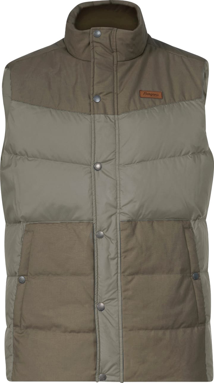 Bergans Men's Nordmarka Outdoor Down Vest Green Mud Bergans