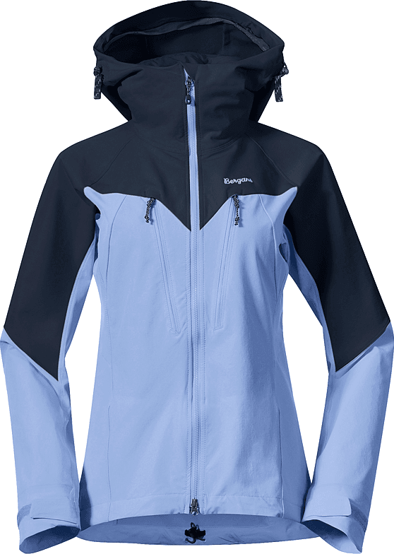 Bergans Women’s Tind Softshell Jacket  Blueberry Milk/Navy Blue