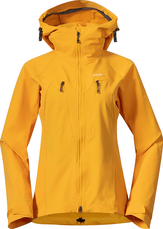 Bergans Women's Tind Softshell Jacket  Marigold Yellow Bergans