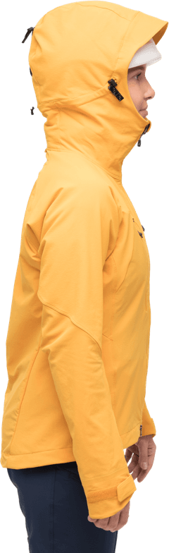 Bergans Women's Tind Softshell Jacket  Marigold Yellow Bergans