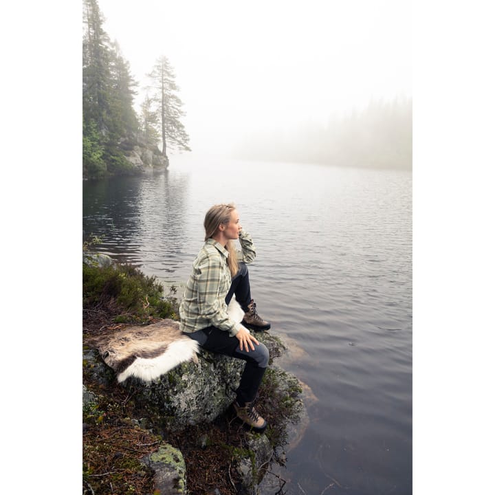 Women's Tovdal Shirt Orion Blue/Misty Forest Check Bergans