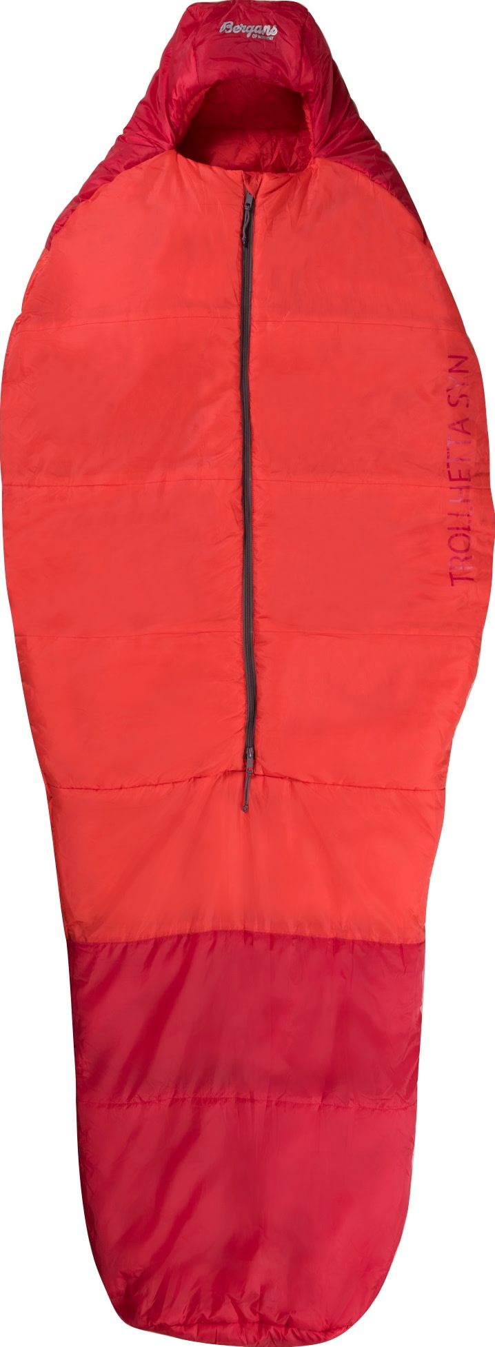 Bergans Trollhetta Synthetic 800 Short Firered/Red Bergans