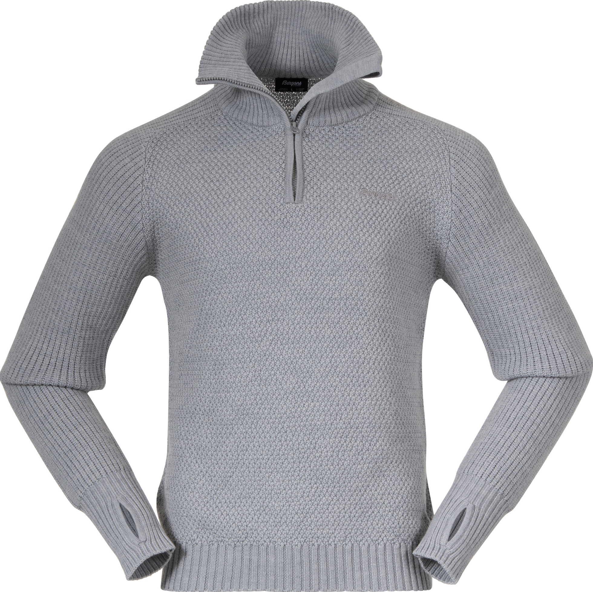 Bergans Men's Ulriken Jumper Magnesium Grey L, Magnesium Grey