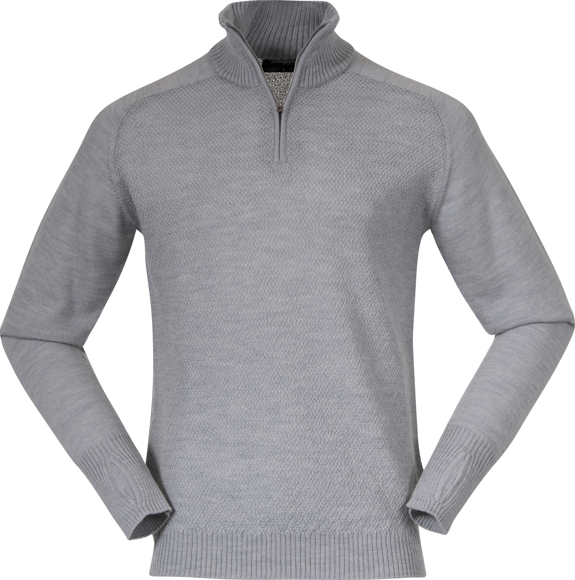Bergans Men's Ulriken Light Merino Jumper Magnesium Grey Langermede trøyer M