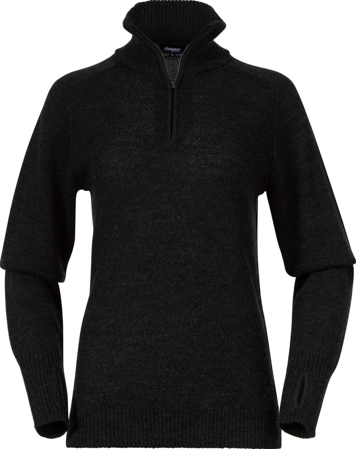 Women's Ulriken Light Merino Jumper  Dark Shadow Grey Bergans