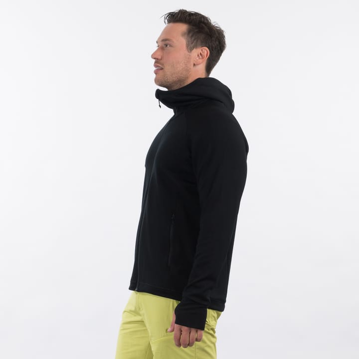 Bergans Men's Ulstein Wool Hood Jacket Black Bergans