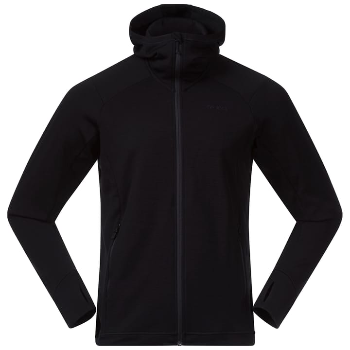 Men's Ulstein Wool Hood Jacket Black Bergans