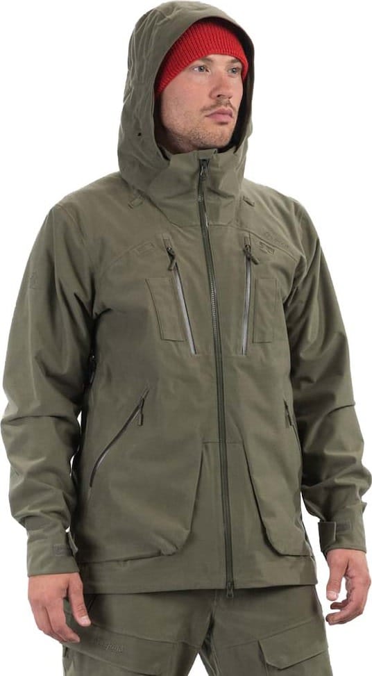 Bergans Unisex Hogna 3L Jacket Green Mud Bergans Bergans Unisex Hogna 3L Jacket Green Mud Bergans