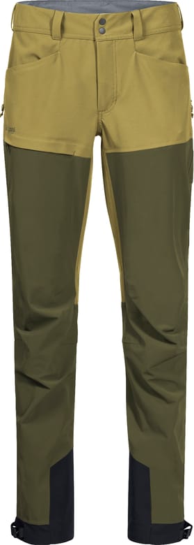 Bergans Women's Bekkely Hybrid Pant Olive Green/Dark Olive Green Bergans