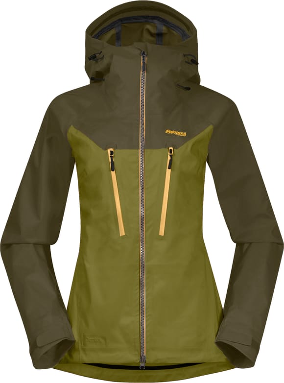 Bergans Women's Cecilie 3L Jacket Trail Green/Dark Olive Green Bergans Bergans Women's Cecilie 3L Jacket Trail Green/Dark Olive Green Bergans