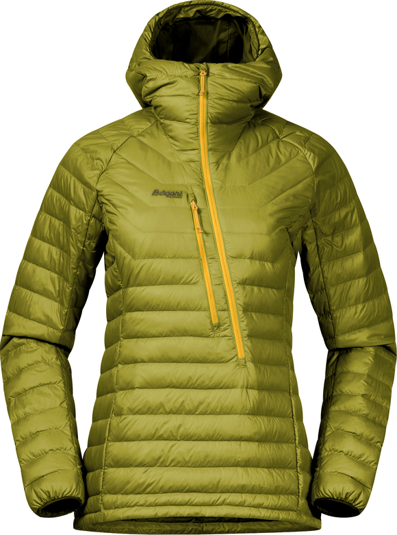 Bergans Women's Cecilie Down Light Anorak Trail Green/Dark Olive Green Dunfyllda mellanlagersjackor XS