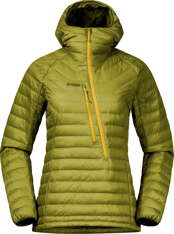 Bergans Women's Cecilie Down Light Anorak Trail Green/Dark Olive Green Bergans