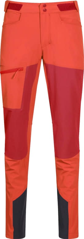 Women's Cecilie Mountain Softshell Pants Energy Red/Red Leaf