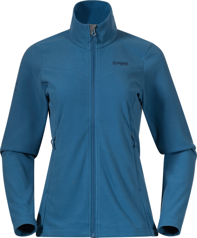 Bergans Women's Finnsnes Fleece Jacket  North Sea Blue Mellomlag trøyer XS