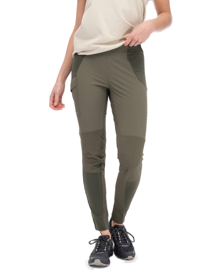 Bergans Women's Fløyen Original Tight Pants Darkgreenmud Bergans