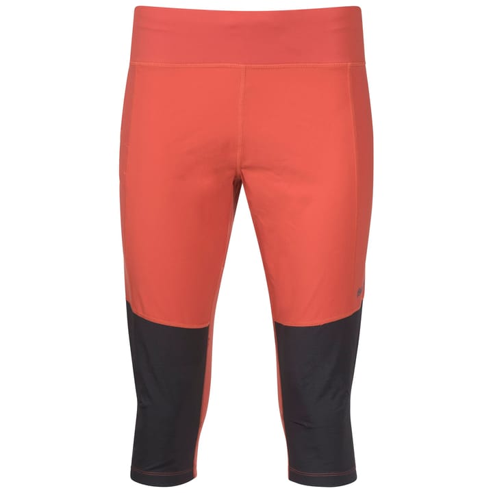 Women's Fløyen V2 3/4 Pants Brick/Solid Charcoal Bergans