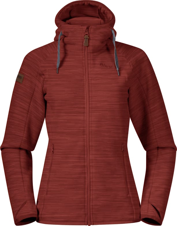 Bergans Women's Hareid Fleece Jacket Chianti Red Bergans