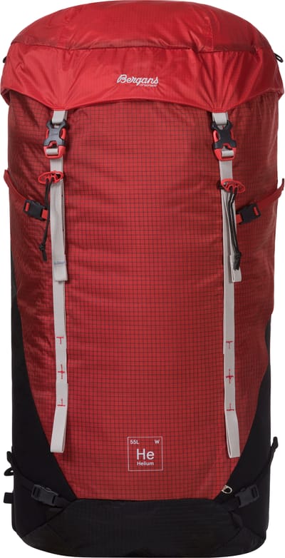 Bergans Women's Helium V5 55  Red Sand/Black/Aluminium Bergans