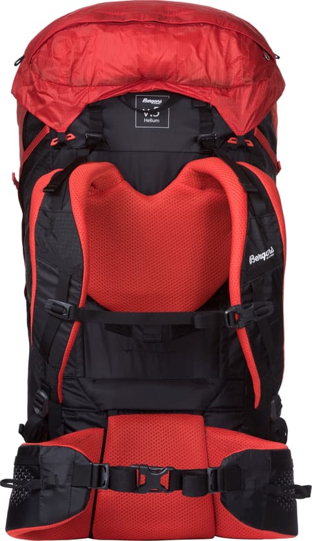 Bergans Women's Helium V5 55  Red Sand/Black/Aluminium Bergans