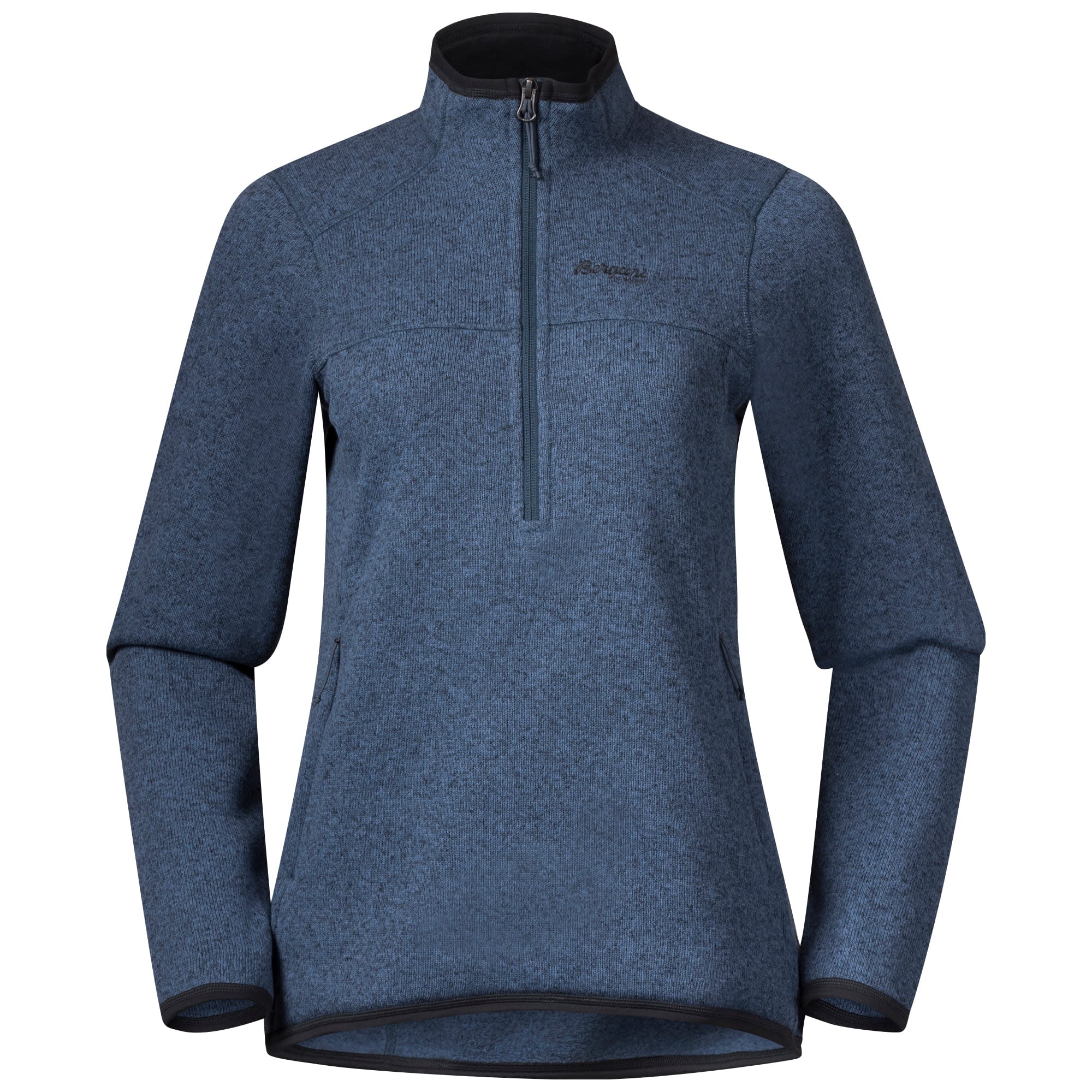 Bergans Women's Kamphaug Knitted Half Zip Chalk Sand