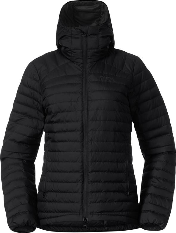 Women’s Lava Light Down Jacket With Hood Black