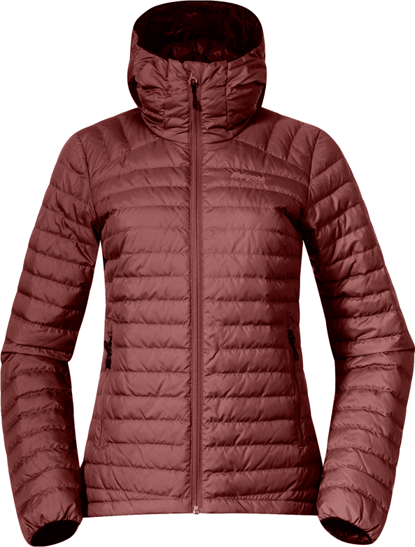 Women’s Lava Light Down Jacket With Hood Amarone Red