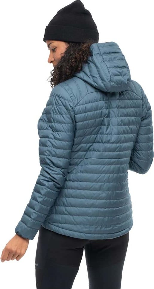 Bergans Women's Lava Light Down Jacket With Hood Orion Blue Bergans Bergans Women's Lava Light Down Jacket With Hood Orion Blue Bergans