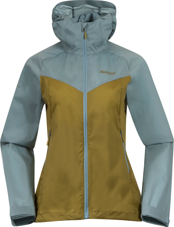 Women’s Microlight Jacket Olive Green/Smoke Blue