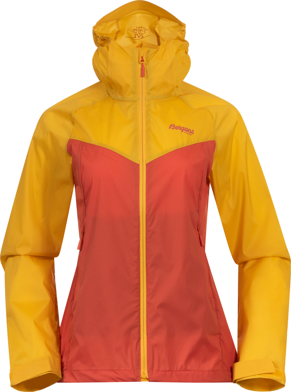 Women’s Microlight Jacket Brick/Light Golden Yellow