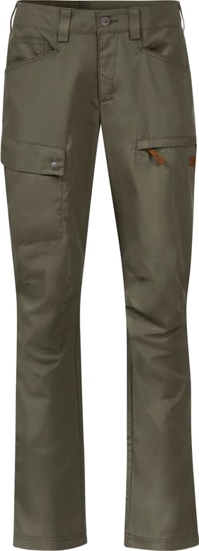 Bergans Women's Nordmarka Elemental Outdoor Pants Green Mud Friluftsbukser 36
