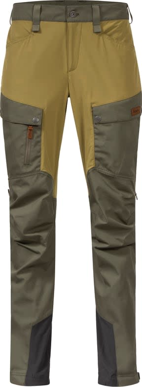 Women's Nordmarka Favor Outdoor Pants  Green Mud/Olive Green Bergans