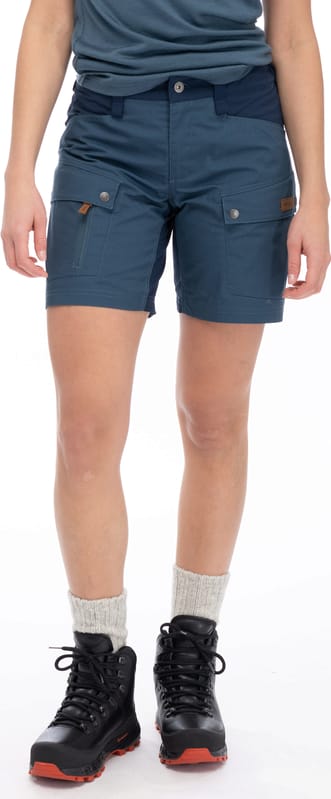 Women's Nordmarka Favor Outdoor Shorts Orion Blue/Navy Blue Bergans