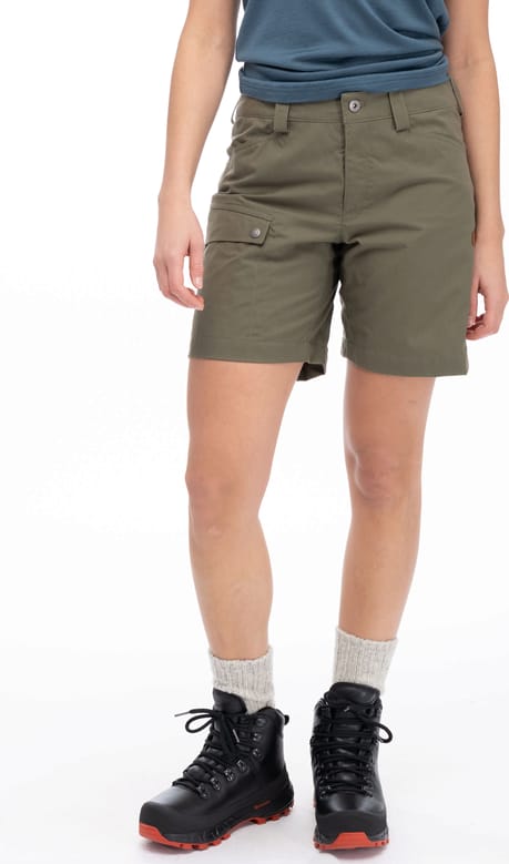 Women's Nordmarka Leaf Light Shorts Greenmud Bergans