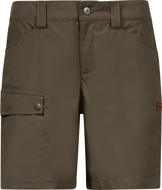 Women's Nordmarka Leaf Light Shorts Greenmud Bergans