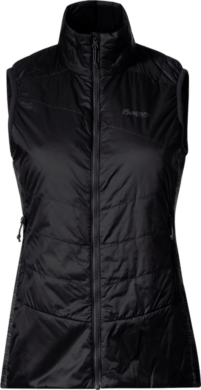 Women's Rabot Insulated Hybrid Vest Black/Solid Charcoal Bergans