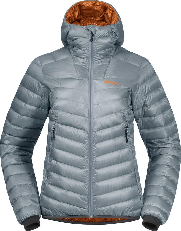 Women's Senja Down Light Jacket With Hood Husky Blue/Golden Field Bergans